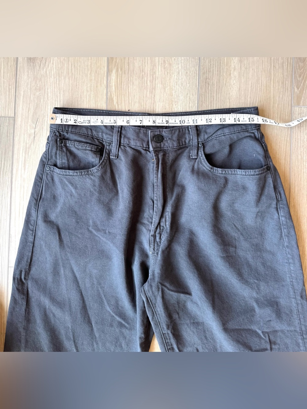 MOTHER The Dodger Ankle Washed Black Relaxed Straight Jeans 28 EUC - Picture 10 of 15